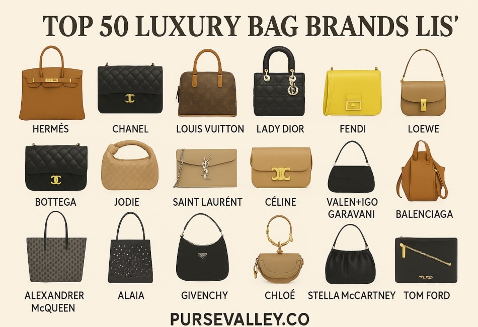 Top 50 Luxury Bag Brands